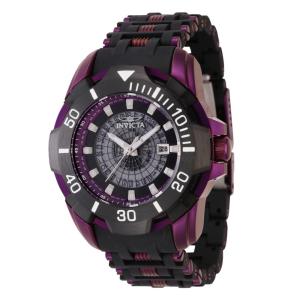 Relgio masculino Sea Spider 45,9 mm. Roxo. Preto 44131