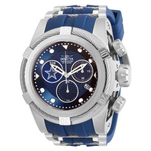 Relgio masculino calibre NFL Dallas Cowboys suo Ronda Z60 - 53 mm. Ao. Cinza. Azul Marinho 30231