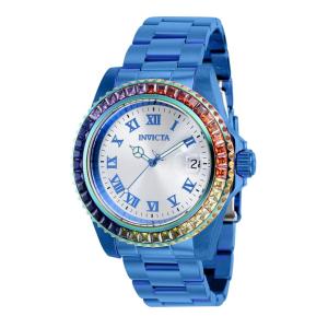 Relgio feminino Angel Swiss Ronda 515 calibre - 40 mm. Azul ZG-40231