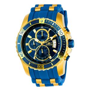 Relógio Masculino Pro Diver SCUBA, Invicta 22431, Azul e Dourado