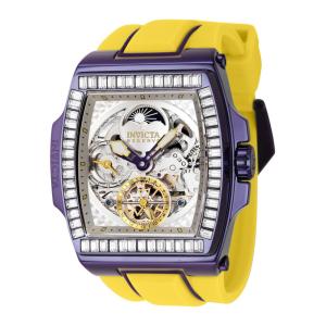 Reserve S1 Rally Diablo Automtico Relgio Masculino - 51,3mm. Amarelo. Roxo 43431