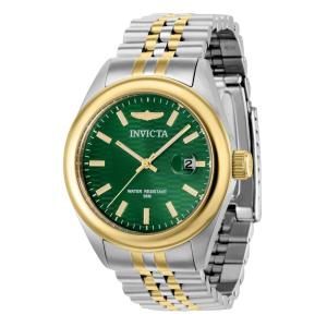 Relógio Feminino Aviator, Invicta 38431, Prata, Dourado e Verde