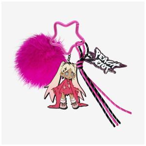 Chaveiro Lil Peach RiotLoading! da Série Keychain da Pop Mart Caixa Surpresa