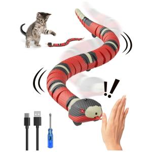 Feeko Bola Giratória com Pena e Catnip para Gatos, Branca