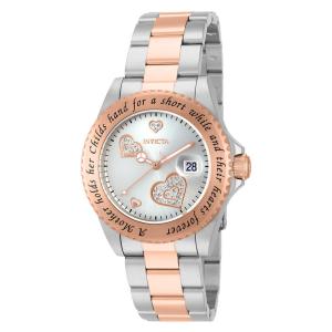 Relgio feminino anjo - 40 mm. Ao. Ouro Rosa 14731