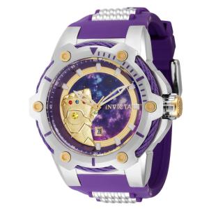 Relógio Masculino Analógico de Quartzo 51.5mm, Invicta Marvel Thanos 43831, Roxo