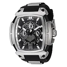 Relógio Masculino Marvel Punisher, Invicta 37831, Preto e Prata