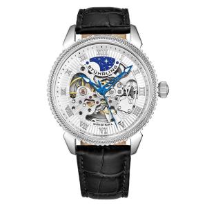 Relógio Masculino Stuhrling 3983.1 Automático 40mm, Preto