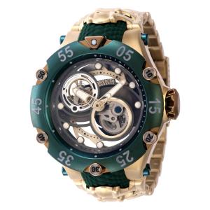 Relgio Masculino Reserva Venom Cobra Automtico - 54mm. Ouro. Verde 43931