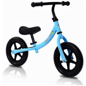 Bicicleta sem Pedal para Crianças de 2 a 5 Anos com Assento e Guidão Ajustáveis, Simeiqi, Azul