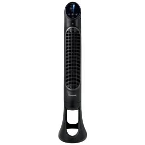 Ventilador de Torre Silencioso com 5 Velocidades 110V 40 W, Honeywell QuietSet, Preto