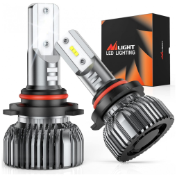 Kit Xenon Lâmpadas LED Branca 15000 Lumens 6000K, HB4, 2 Peças, NILIGHT NE2XHB4, Cinza