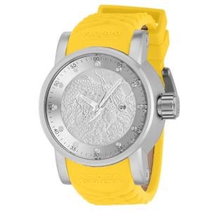 Relgio masculino S1 Dragon Yakuza - 48 mm. Amarelo. Bege 41141