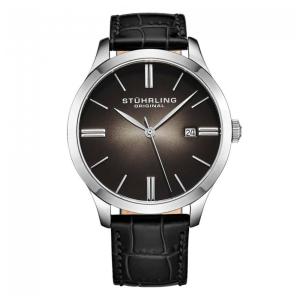 Relógio Masculino Stuhrling 4014.1 Quartzo 42mm, Preto
