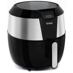 Fritadeira Elétrica AirFryer 6L com 8 Funções e Painel de Controle Digital, 110v, T FAL EY705D51, Preto