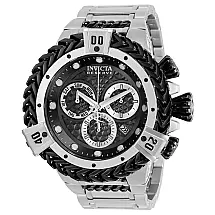 Relógio Masculino de Quartzo Reserve Herc, Invicta 30541, Prata e Preto