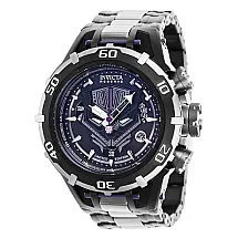 Relgio masculino Marvel Black Panther Swiss Ronda Z60 calibre - 54 mm. Preto. Titnio. Roxo 40541