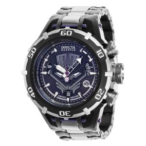 Relgio masculino Marvel Black Panther Swiss Ronda Z60 calibre - 54 mm. Preto. Titnio. Roxo 40541