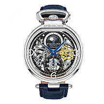 Relógio Masculino Stuhrling Modena 3954 Automático 46mm, Azul