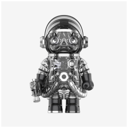 Conjunto Exclusivo Black Alienegra Mega Space Molly 400 Caixa Surpresa Pop Mart