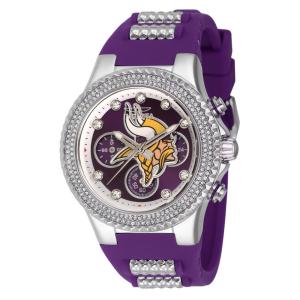 Relgio unissex NFL Minnesota Vikings - 39 mm. Ao. Roxo 42741