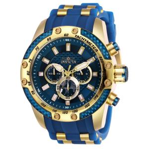 Relgio masculino Speedway SCUBA - 50 mm. Ouro. Azul ZG-25941