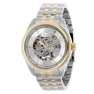 Relgio mecnico masculino vintage - 43mm. Ao. Ouro 37941