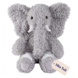 Pelúcia Elefante, Cor, VERMONT TEDDY BEAR ABFW18008A, Cinza