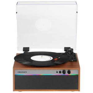 Vitrola Toca-Discos Strobe Bluetooth com Luzes LED que Mudam de Cor com Sincronização Musical, CR6048A-WA Crosley
