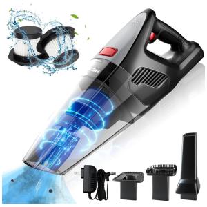 Aspirador de Pó Automotivo Portátil Rends e Recarregável 2000mAh, Potente 8000PA