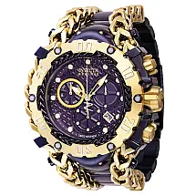 Relógio Masculino Analógico de Quartzo 58.5mm, Invicta Reserve Gladiator 43151, Roxo e Dourado