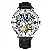 Relógio Masculino Stuhrling Elite 3925 Automático 40mm, Preto
