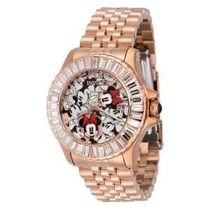 Relgio feminino de edio limitada da Disney Minnie Mouse - 38 mm. Ouro Rosa 41351