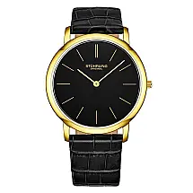 Relógio Masculino Stuhrling Ascot 601 Quartzo 38mm, Dourado