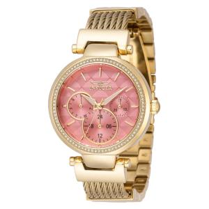 Relógio Feminino Angel, Invicta 39351, Dourado e Rosa
