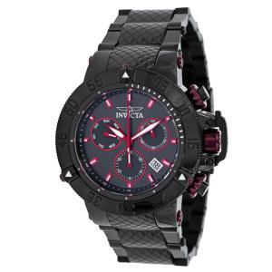 Relógio Masculino Subaqua Noma III, Invicta 40451, Preto e Borgonha