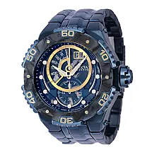 Relógio Masculino de Quartzo Carbon Hawk, Invicta 38451, Azul Escuro