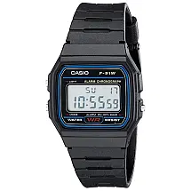Casual Sport Relógio Masculino F 1, CASIO F 91W 1, Preto