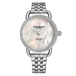 Relógio Feminino Stuhrling Symphony 3955 Quartzo 38mm, Prata Clássico