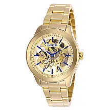 Relógio Feminino Mecânico Vintage, Invicta 25751, Dourado