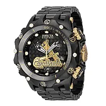 Louis Cardinals Swiss Ronda Z60 Calibre Relgio Masculino - 51mm. Preto 41951