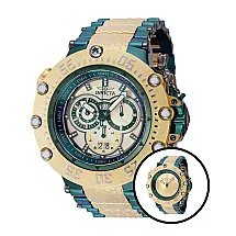 Subaqua 0,1092 quilates com obturador de diamante suo Ronda 5050.C relgio masculino calibre com mostrador em