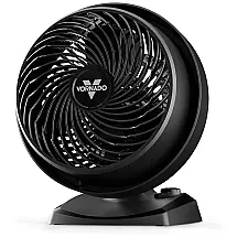 Ventilador de Mesa com 3 Velocidades, Silencioso, 110V, VORNADO CR1 0407 06BB, Preto