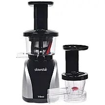 Espremedor e picador lento vertical, TRIBEST SW 2020, Preto