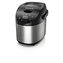Panificadora em Aço Inoxidavel com Copo Medidor, Colher e Livro de Receitas, Breadman BK1200SS, Prata