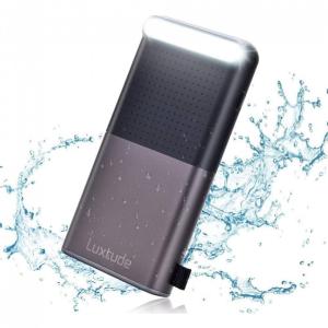 Powerbank Carregador 20000mAh Portátil à Prova dágua, Super LED Camping Nautica Praia