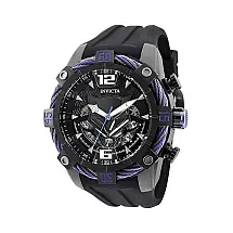 Relgio masculino Marvel Black Panther de caixa aberta - 52 mm. Preto AIC-33161