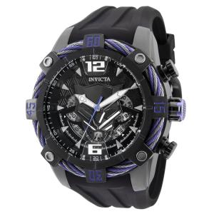 Relógio Masculino de Quartzo Marvel Black Panther, Invicta 33161, Preto