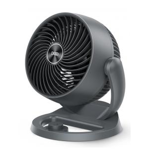 Ventilador de Mesa, Estilo Clássico com 3 Velocidades, Distância Máxima do Ar 21 Metros e Inclinação Ajustável de 120°, 110V, DREO