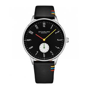 Relógio Masculino Stuhrling Romania 4026 Quartzo 42mm, Preto Clássico